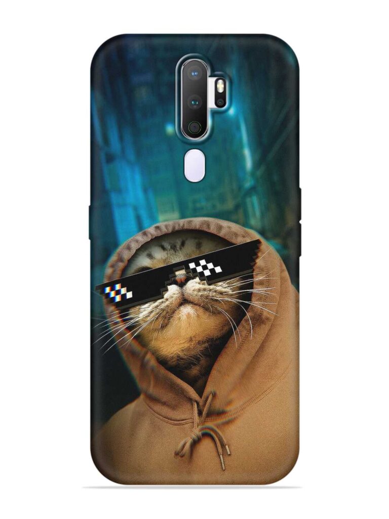 Thug Life Cat Soft Silicone Case for Oppo A9 (2020) Zapvi