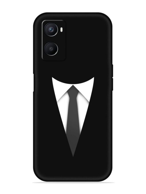 Dark Suit Soft Silicone Case for Oppo A96 Zapvi