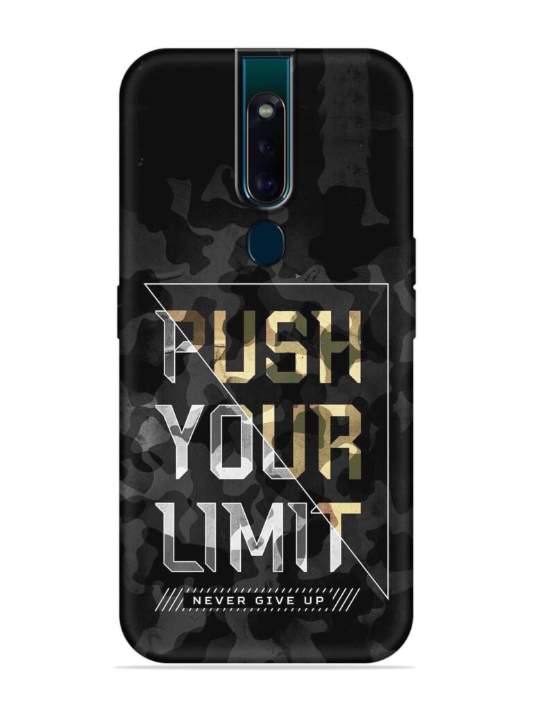 Push Your Limits Soft Silicone Case for Oppo F11 Pro Zapvi
