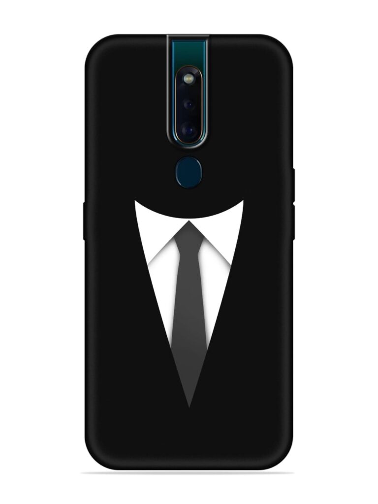 Dark Suit Soft Silicone Case for Oppo F11 Pro Zapvi