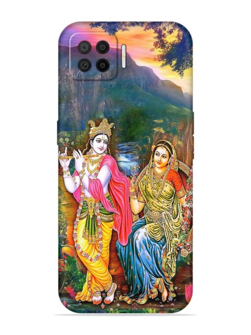 Radha Krishna Painting Soft Silicone Case for Oppo F17 Pro Zapvi
