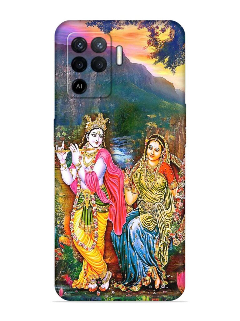 Radha Krishna Painting Soft Silicone Case for Oppo F19 Pro Zapvi