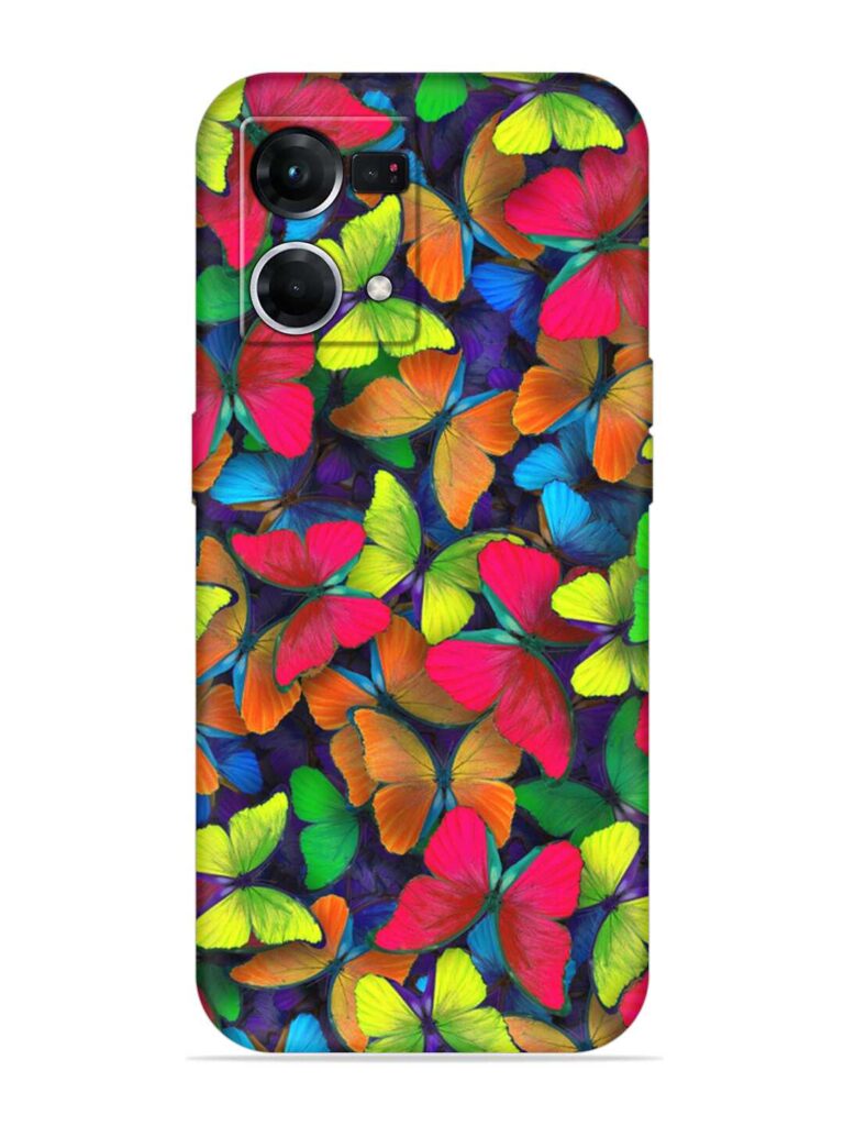 Colors Rainbow Pattern Soft Silicone Case for Oppo F21 Pro (4G) Zapvi