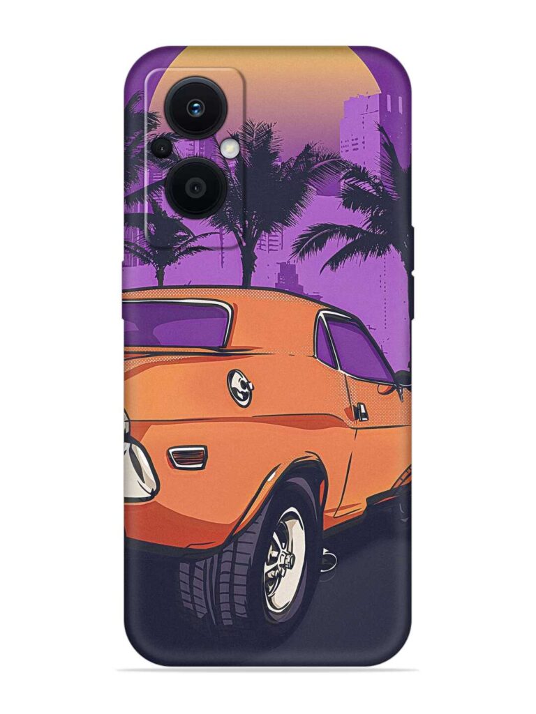 Automotive Paint Art Soft Silicone Case for Oppo F21 Pro (5G) Zapvi