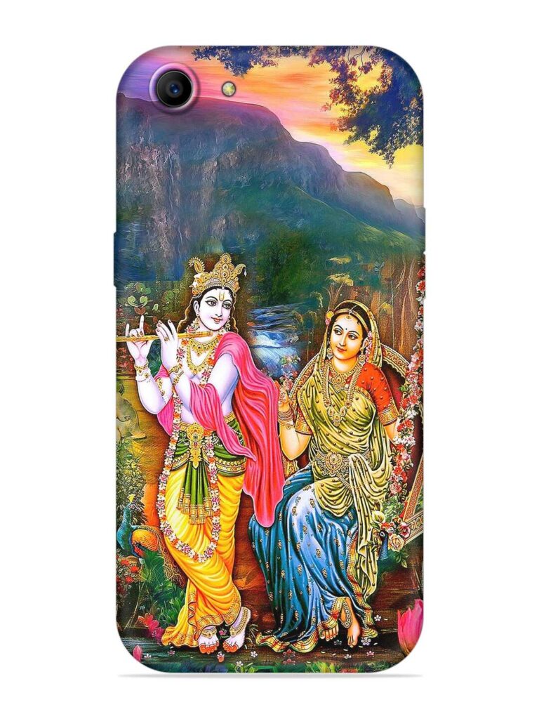 Radha Krishna Painting Soft Silicone Case for Oppo F3 Zapvi