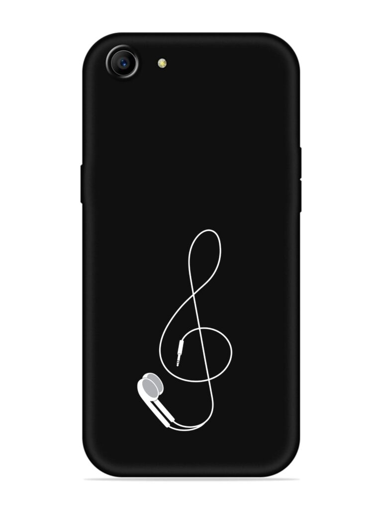 Music Earphone Vector Soft Silicone Case for Oppo F3 Zapvi