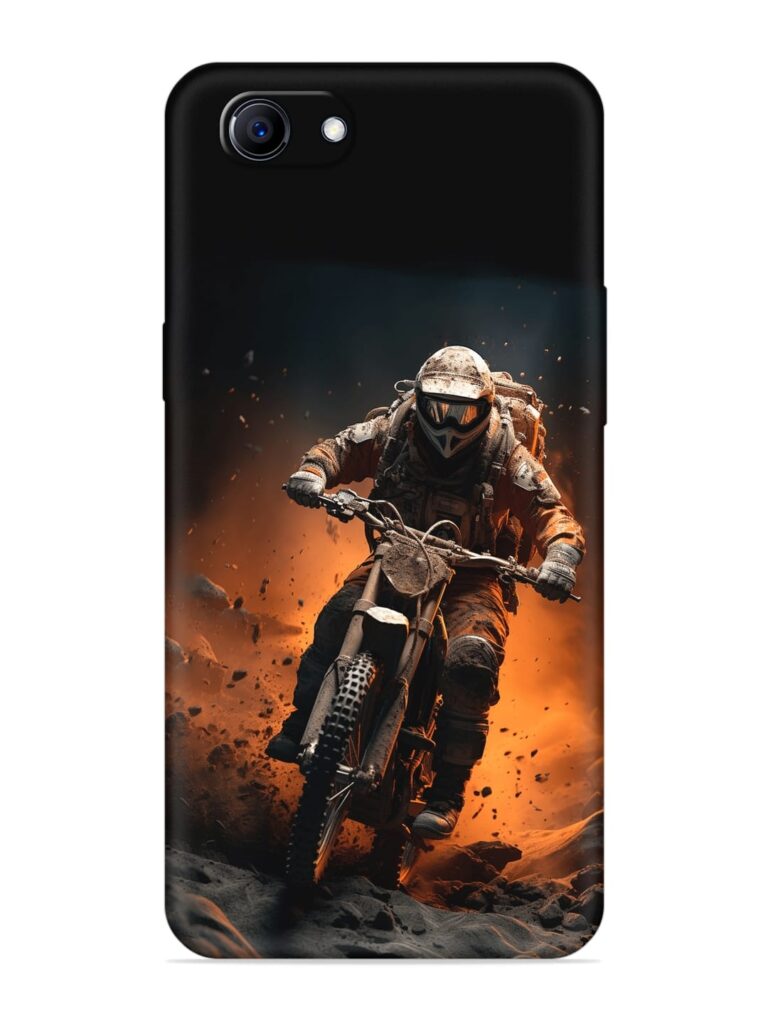 Motorcycle Stunt Art Soft Silicone Case for Oppo F7 Youth Zapvi