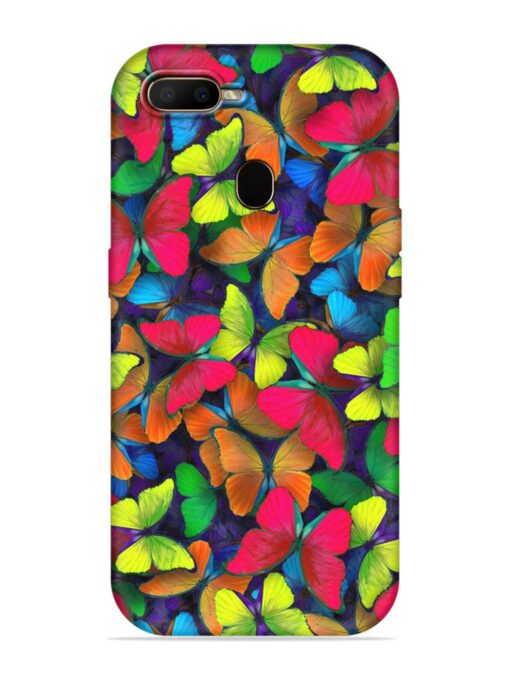 Colors Rainbow Pattern Soft Silicone Case for Oppo F9 Zapvi