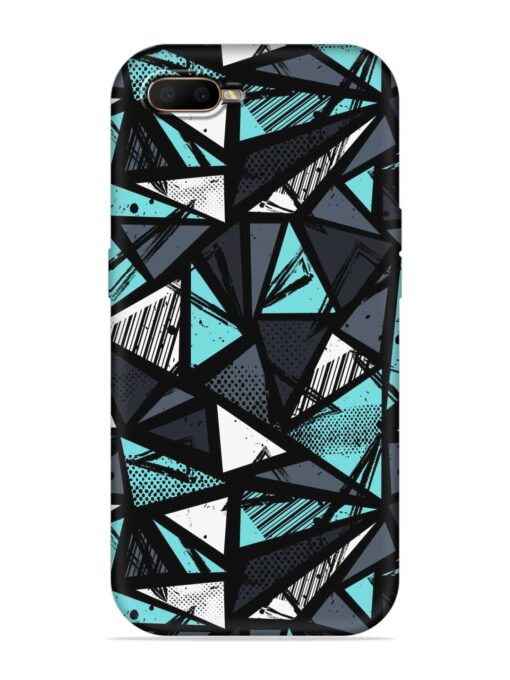 Abstract Seamless Soft Silicone Case for Oppo K1 Zapvi