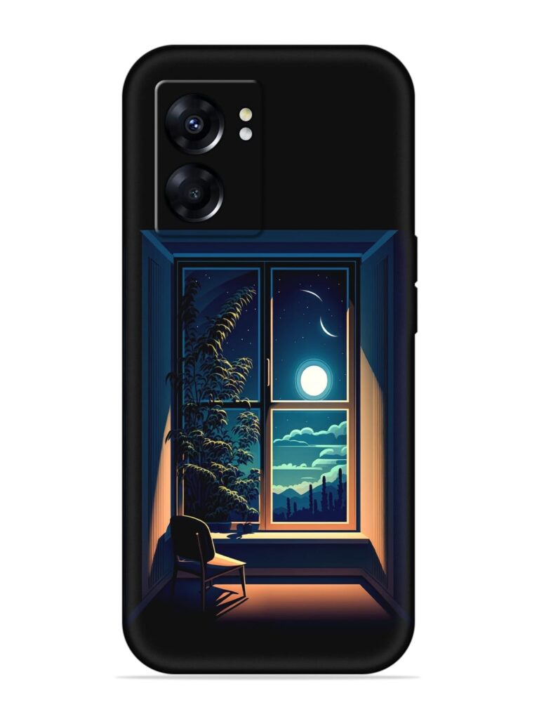 Night View At Window Soft Silicone Case for Oppo K10 (5G) Zapvi