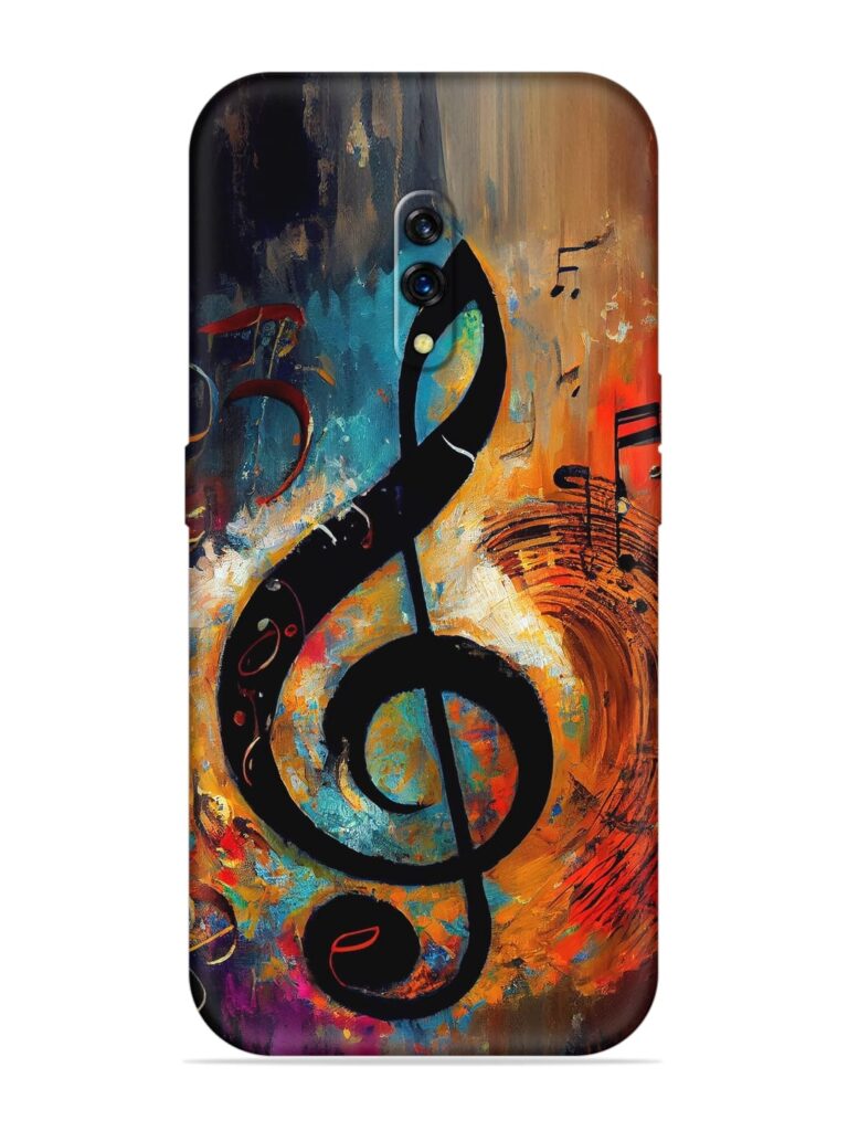 Music Notes Painting Soft Silicone Case for Oppo K3 Zapvi