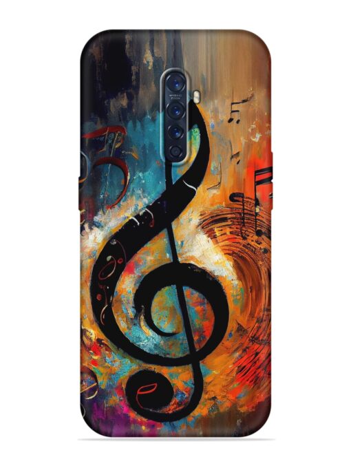 Music Notes Painting Soft Silicone Case for Oppo Reno 2F Zapvi