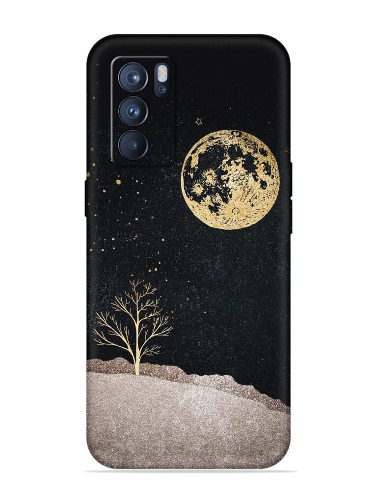 Moon Pic Tonight Soft Silicone Case for Oppo Reno 6 Pro (5G) Zapvi