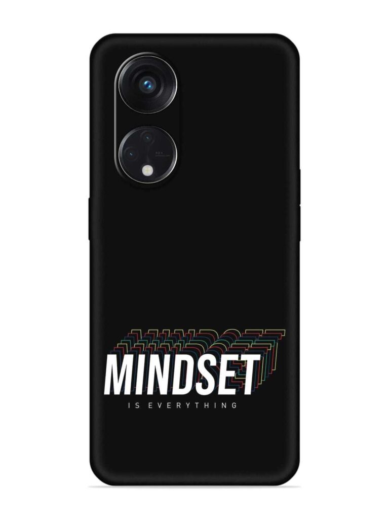 Mindset Everything Slogan Soft Silicone Case for Oppo Reno 8T (5G) Zapvi