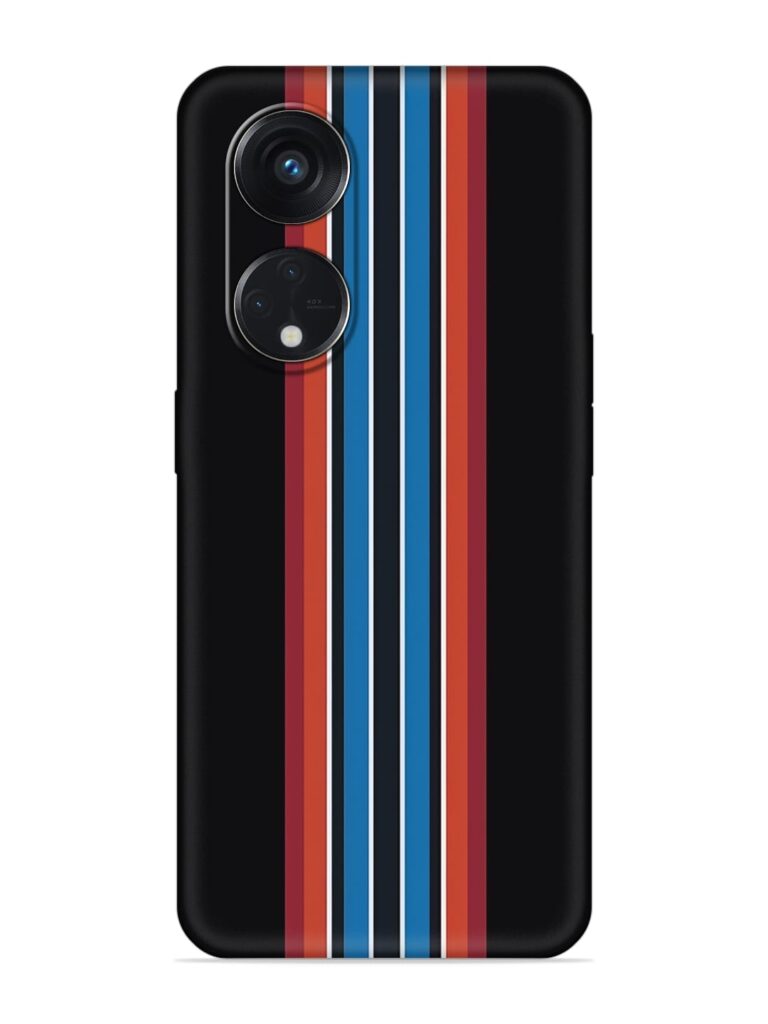 Vertical Strips Soft Silicone Case for Oppo Reno 8T (5G) Zapvi
