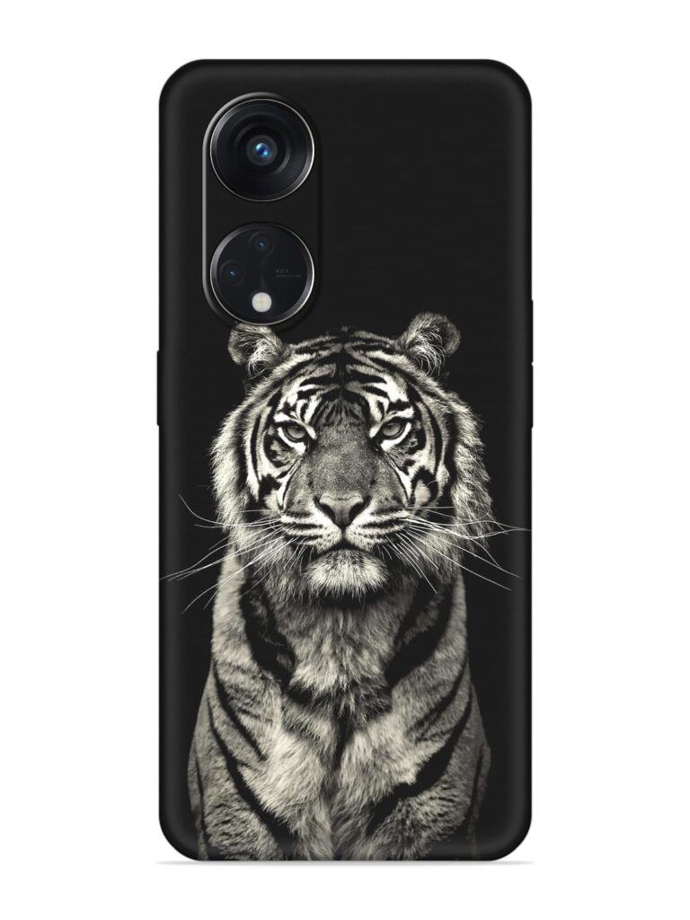 Tiger Art Soft Silicone Case for Oppo Reno 8T (5G) Zapvi