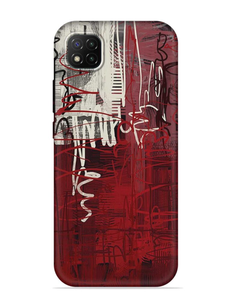Abstract Background Art Soft Silicone Case for Poco C3 Zapvi