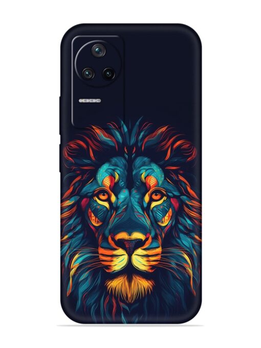 Colorful Lion Soft Silicone Case for Poco F4 (5G) Zapvi