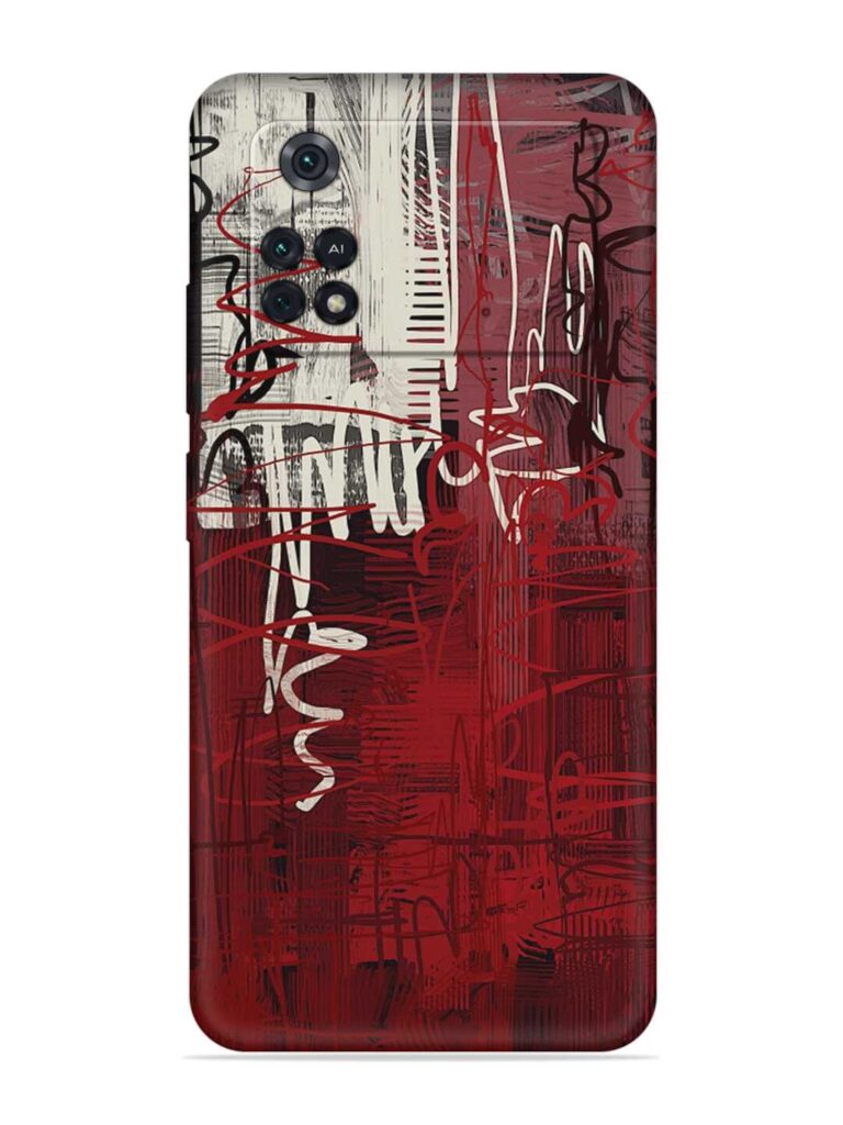 Abstract Background Art Soft Silicone Case for Poco X4 Pro (5G) Zapvi