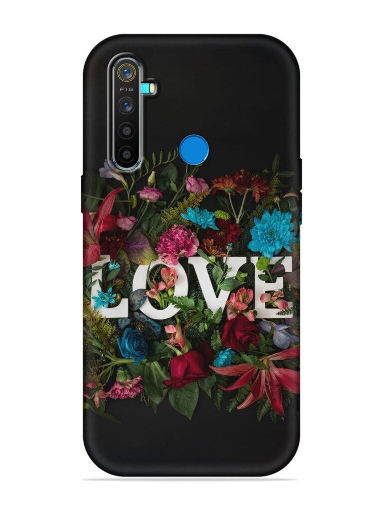 Lover Flower Art Soft Silicone Case for Realme 5 Zapvi