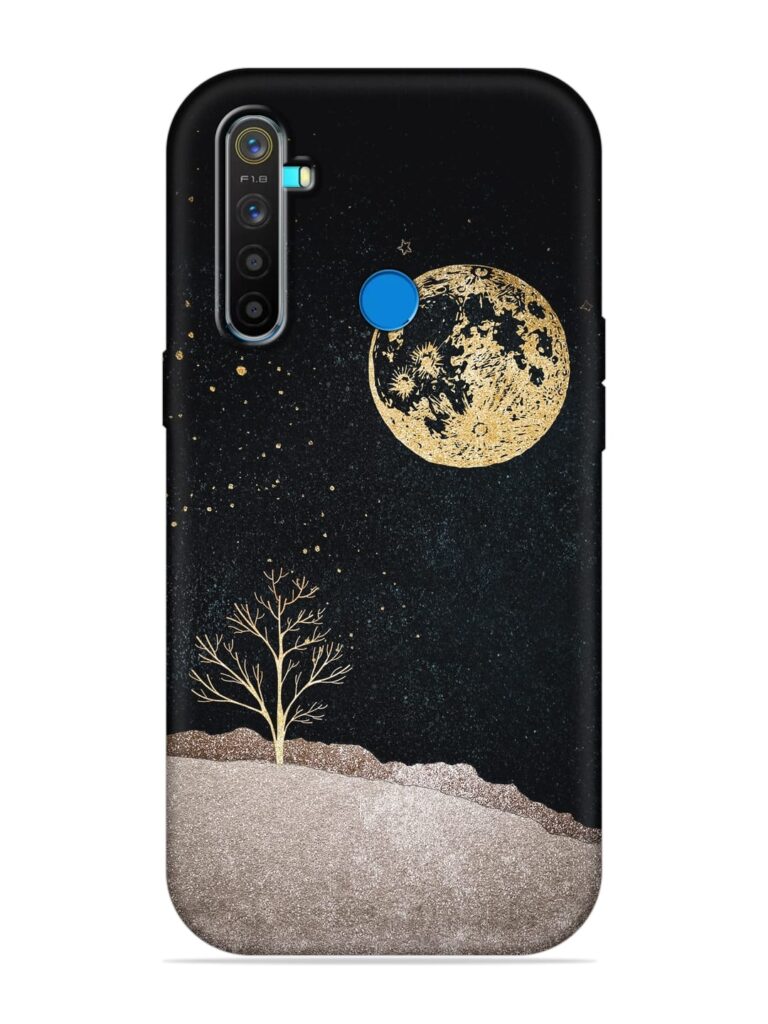 Moon Pic Tonight Soft Silicone Case for Realme 5 Pro Zapvi