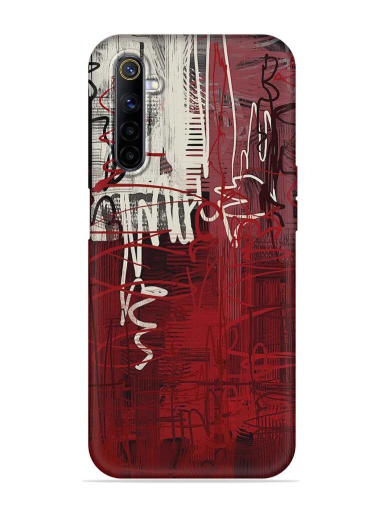 Abstract Background Art Soft Silicone Case for Realme 6 Zapvi
