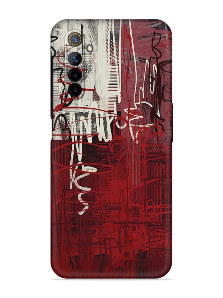 Abstract Background Art Soft Silicone Case for Realme 6i Zapvi