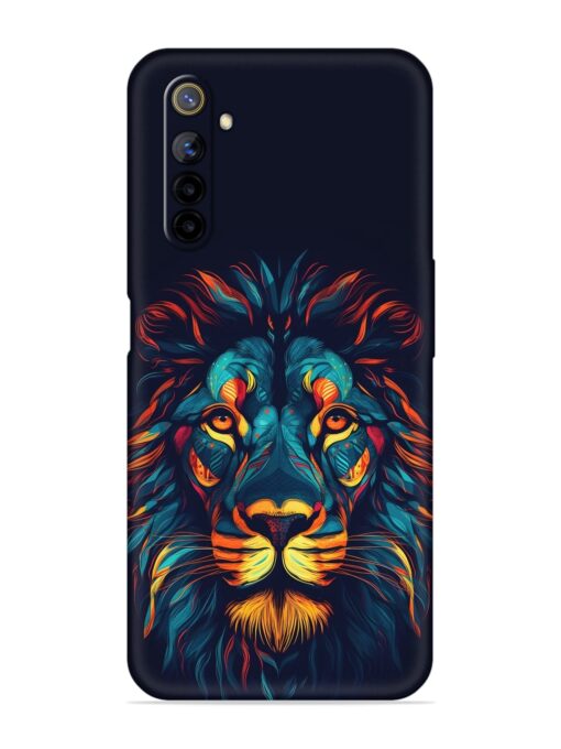Colorful Lion Soft Silicone Case for Realme 6 Pro Zapvi