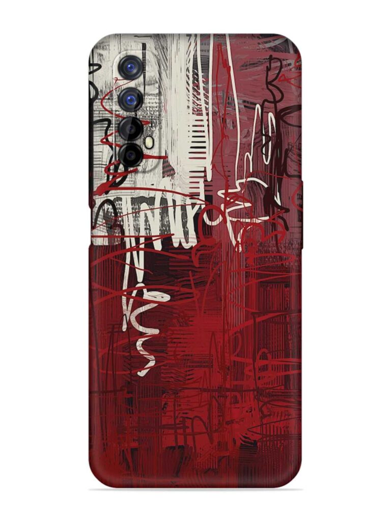 Abstract Background Art Soft Silicone Case for Realme 7 Zapvi