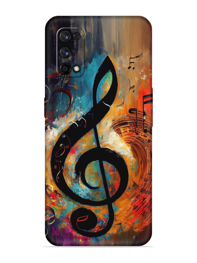 Music Notes Painting Soft Silicone Case for Realme 7 Pro Zapvi