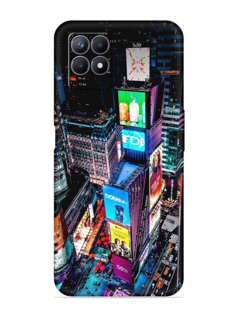 Times Square Soft Silicone Case for Realme 8i Zapvi