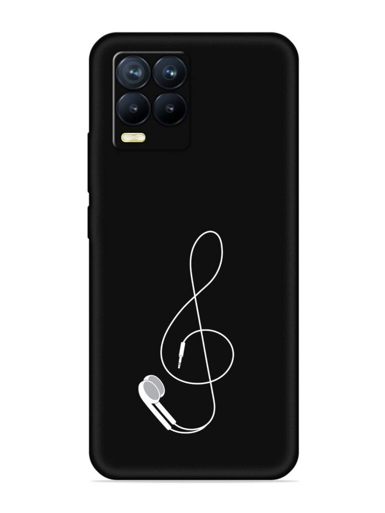 Music Earphone Vector Soft Silicone Case for Realme 8 Pro Zapvi