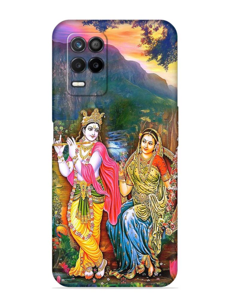 Radha Krishna Painting Soft Silicone Case for Realme 8s (5G) Zapvi