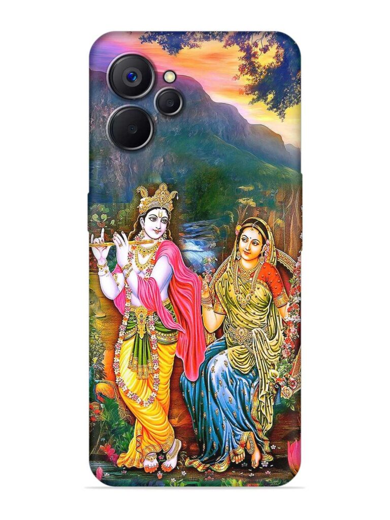 Radha Krishna Painting Soft Silicone Case for RealMe 9i (5G) Zapvi