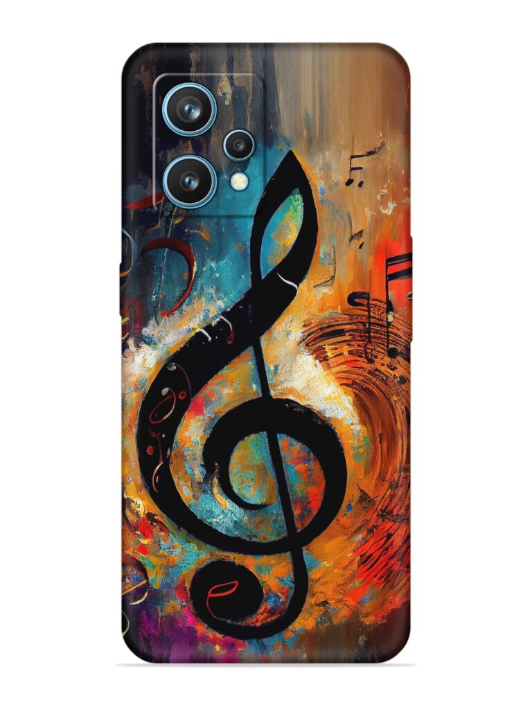 Music Notes Painting Soft Silicone Case for Realme 9 Pro (5G) Zapvi