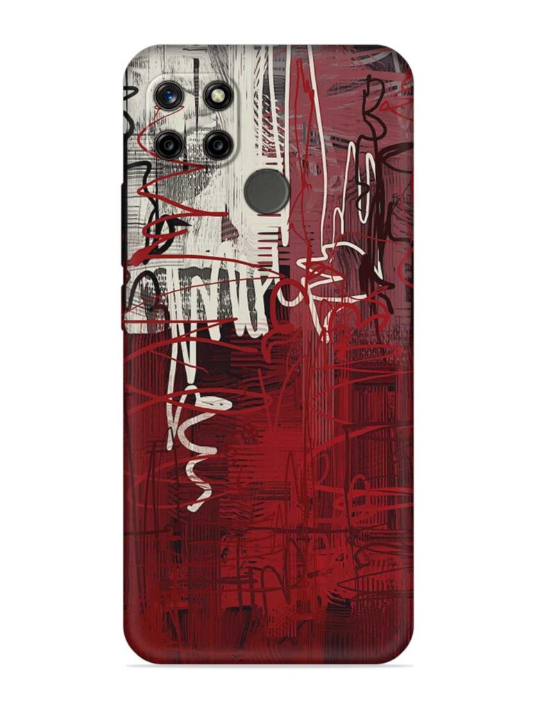 Abstract Background Art Soft Silicone Case for Realme C12 Zapvi