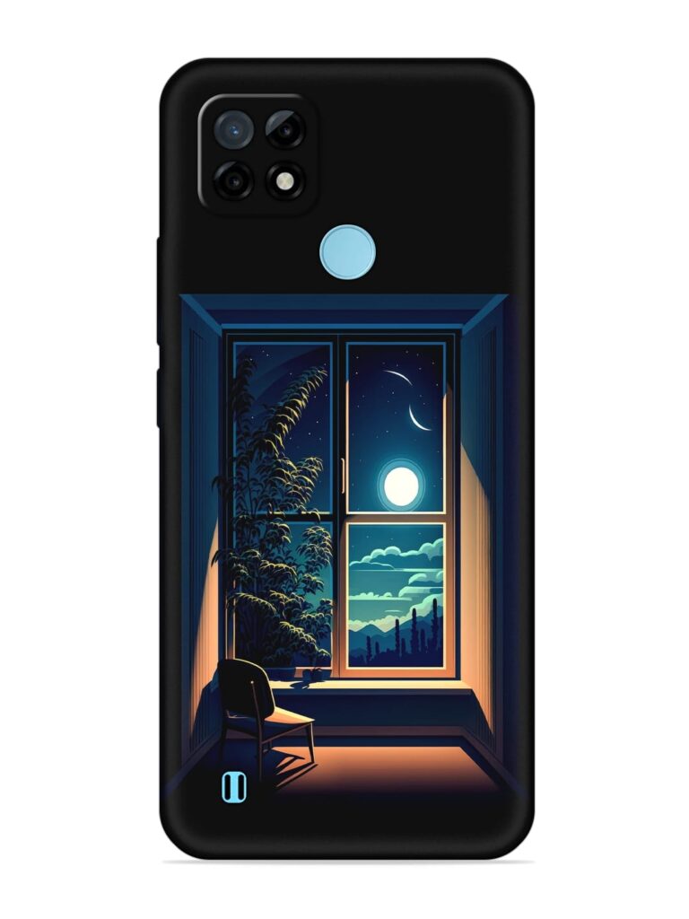 Night View At Window Soft Silicone Case for Realme C21 Zapvi