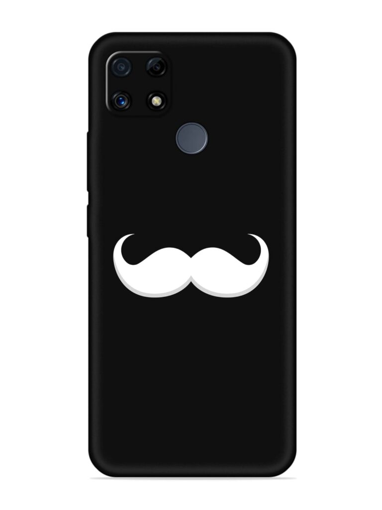 Mustache Vector Soft Silicone Case for Realme C25 Zapvi