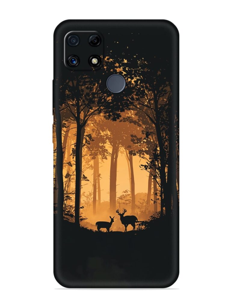 Northern Hardwood Forest Soft Silicone Case for Realme C25 Zapvi