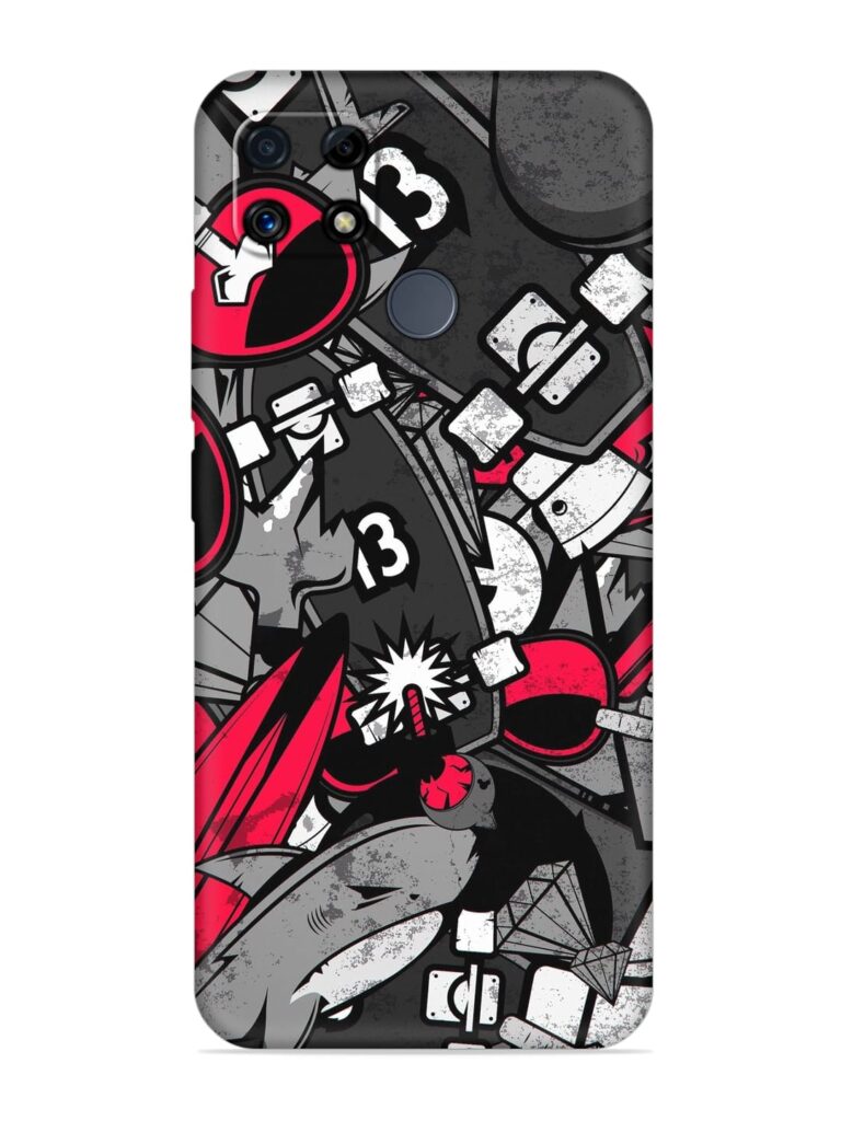 Fictional Doodle Soft Silicone Case for Realme C25 Zapvi