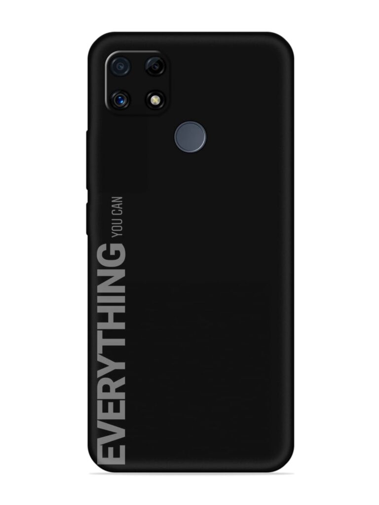 Everything You Can Soft Silicone Case for Realme C25 Zapvi