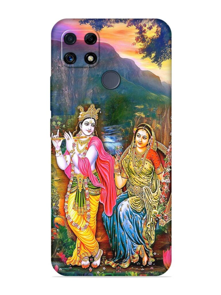 Radha Krishna Painting Soft Silicone Case for Realme C25s Zapvi