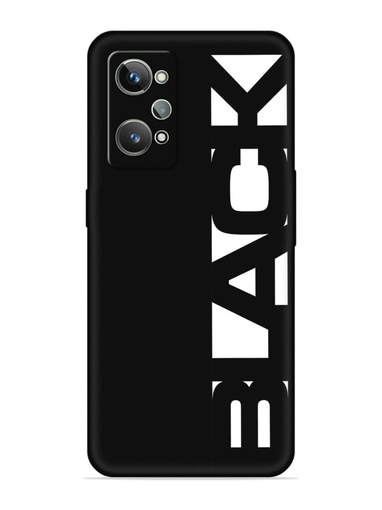 Black Typo Soft Silicone Case for Realme GT 2 Zapvi