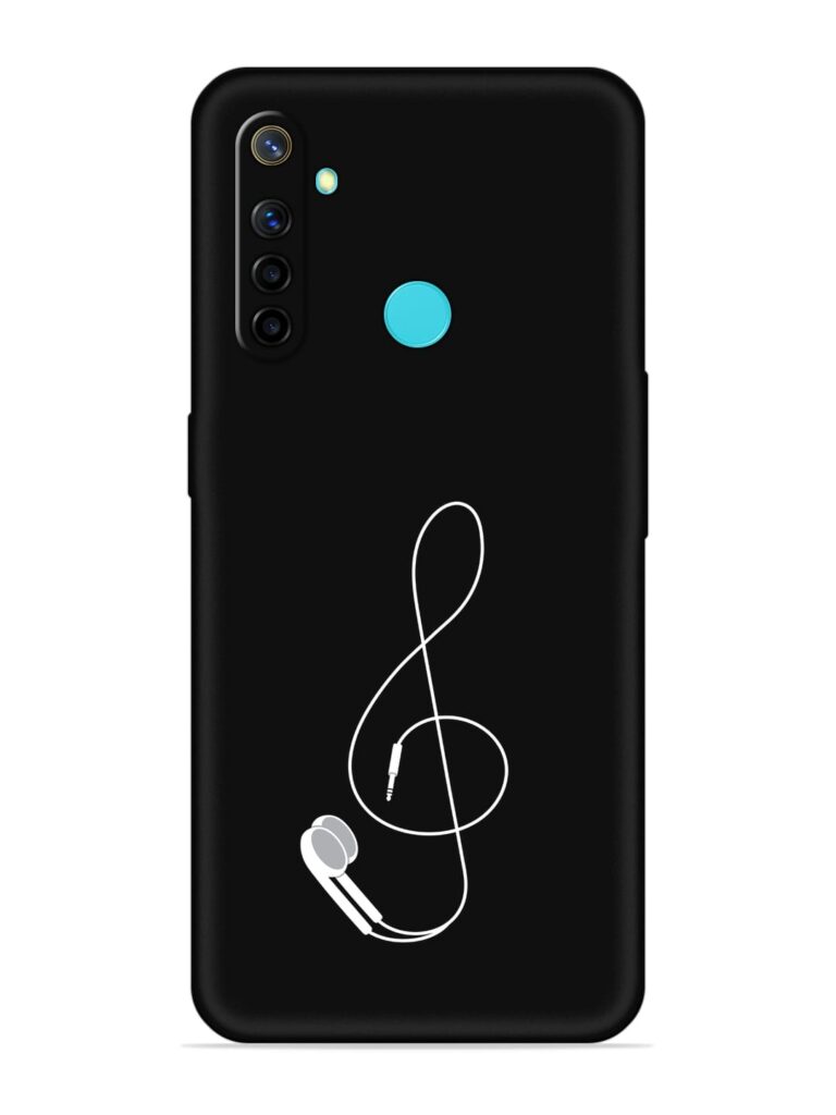 Music Earphone Vector Soft Silicone Case for Realme Narzo 10 Zapvi
