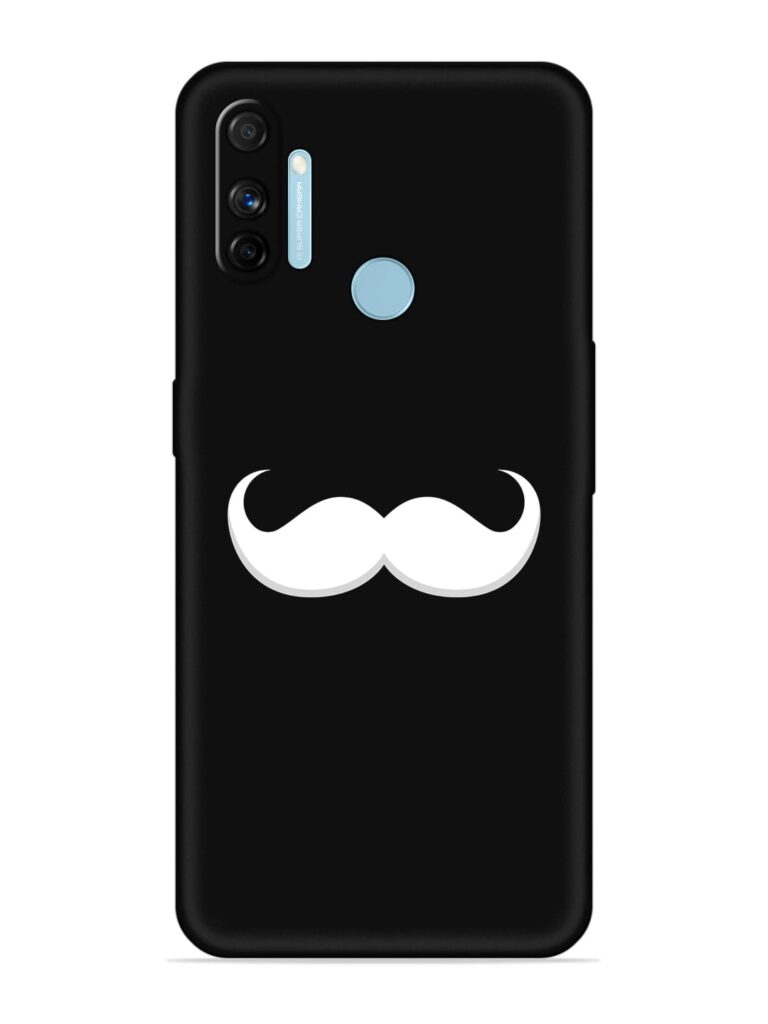 Mustache Vector Soft Silicone Case for Realme Narzo 10A Zapvi