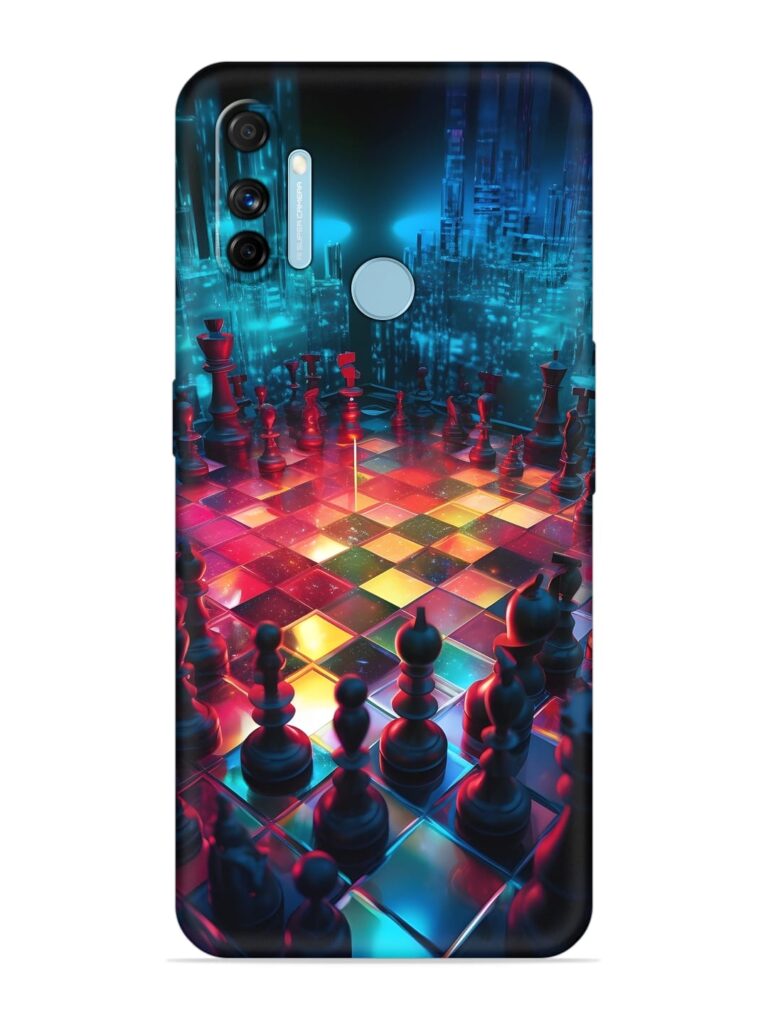 Chess Table Soft Silicone Case for Realme Narzo 10A Zapvi
