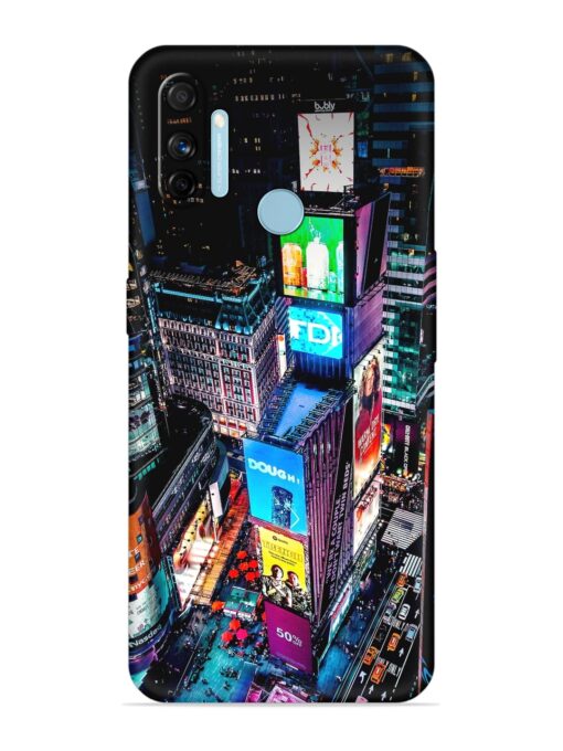 Times Square Soft Silicone Case for Realme Narzo 10A Zapvi
