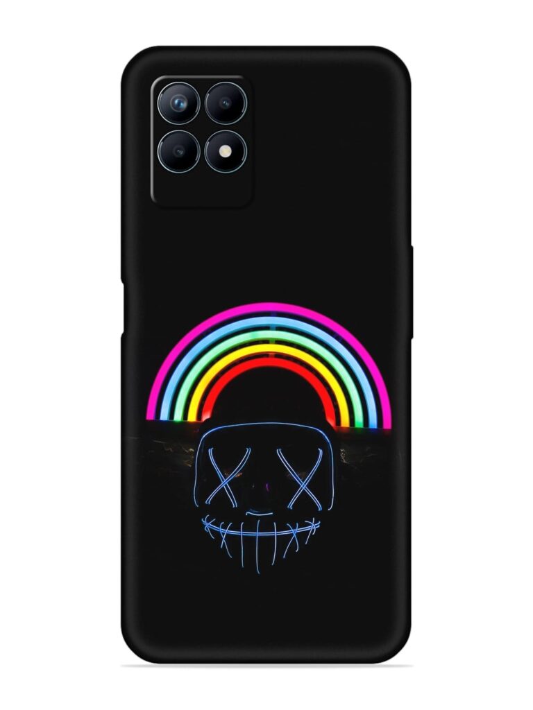 Mask Rainbow Soft Silicone Case for Realme Narzo 50 (4G) Zapvi
