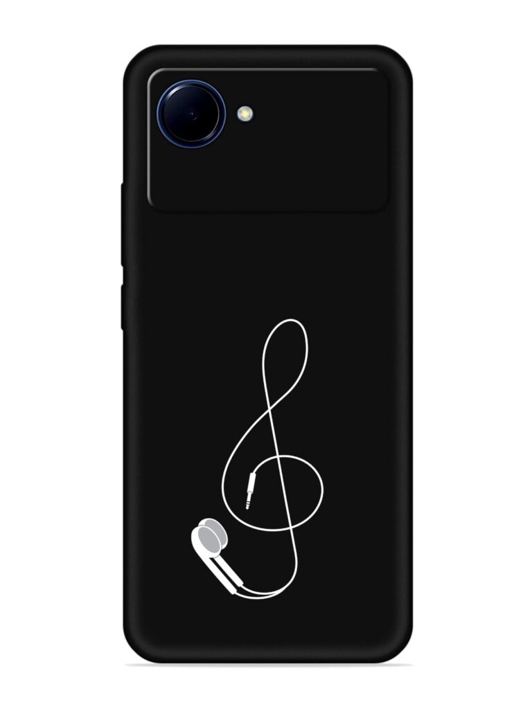 Music Earphone Vector Soft Silicone Case for Realme Narzo 50i Prime Zapvi
