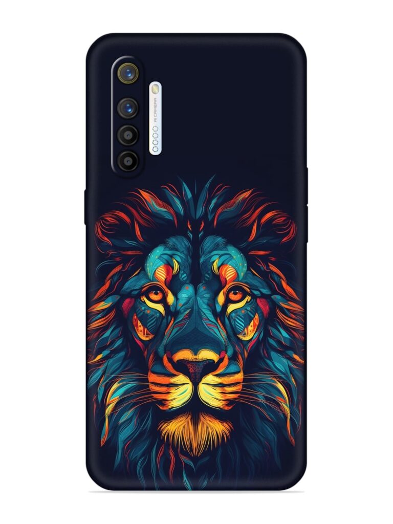 Colorful Lion Soft Silicone Case for Realme XT Zapvi